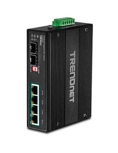 Trendnet TI-PG62B switch No administrado L2 Gigabit Ethernet (10 100 1000) Energía sobre Ethernet (PoE) Negro