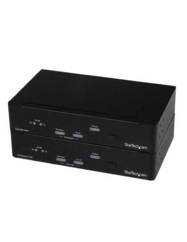StarTech.com Extensor de Consola KVM por Fibra MM (2Km) con USB - Vídeo DVI - Serial y Audio