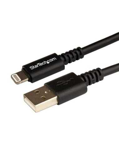 StarTech.com Cable 3m Lightning 8 Pin a USB A 2.0 para Apple iPod iPhone 5 iPad - Negro
