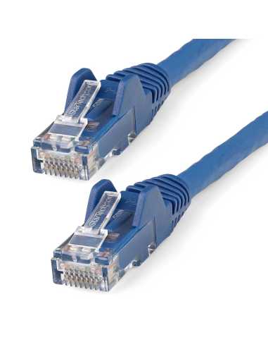 StarTech.com Cable Ethernet CAT6 de 2m - LSZH - Cable de Red de 10 Gigabits de 650MHz y PoE de 100W UTP sin Enganches