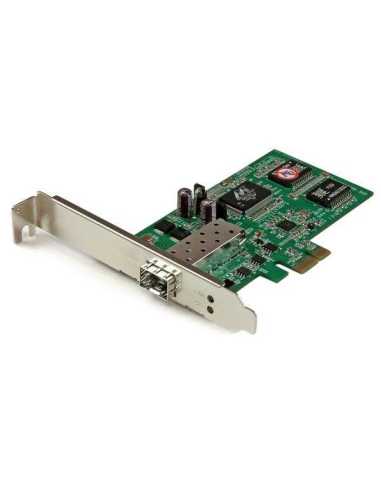 StarTech.com Tarjeta PCI Express Adaptadora de Red Gigabit con 1 Puerto SFP Abierto - NIC Ethernet PCI-E de Fibra