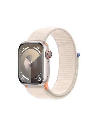Apple Watch Series 9 41 mm Digital 352 x 430 Pixeles Pantalla táctil 4G Beige Wifi GPS (satélite)