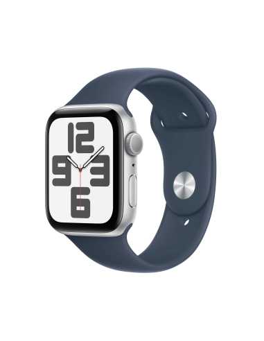 Apple Watch SE OLED 44 mm Digital 368 x 448 Pixeles Pantalla táctil Plata Wifi GPS (satélite)