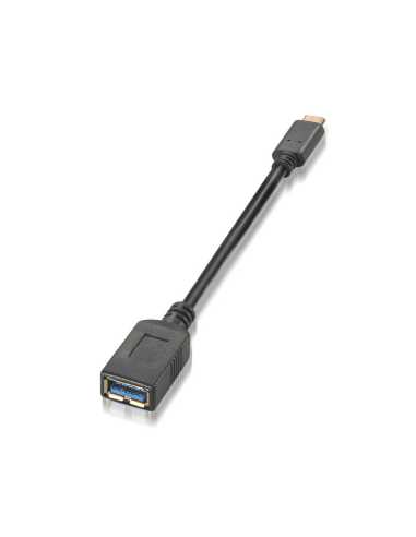 AISENS A107-0062 cable USB 0,15 m USB 3.2 Gen 1 (3.1 Gen 1) USB C USB A Negro