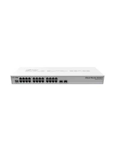 Mikrotik CRS326-24G-2S+RM switch Gestionado L2 Gigabit Ethernet (10 100 1000) Gris