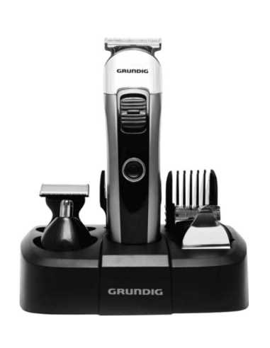 Grundig GMS3240 cortadora de pelo y maquinilla Negro, Plata Ión de litio