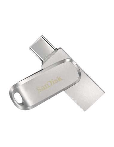 SanDisk Ultra Dual Drive Luxe unidad flash USB 512 GB USB Type-A USB Type-C 3.2 Gen 1 (3.1 Gen 1) Acero inoxidable