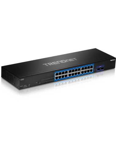 Trendnet TEG-30262 v1.0R Gigabit Ethernet (10 100 1000) 1U Negro