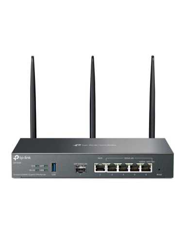 TP-Link Omada ER706W router inalámbrico Gigabit Ethernet Doble banda (2,4 GHz 5 GHz) Negro