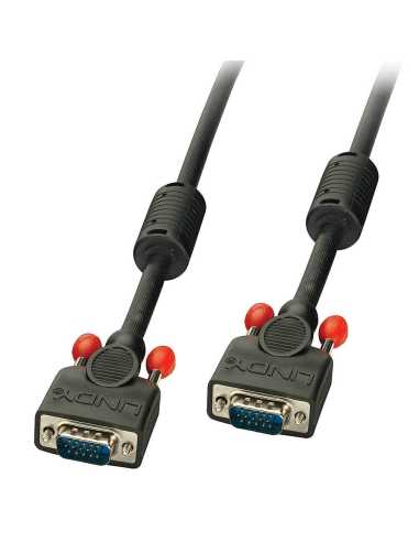 Lindy 36377 cable VGA 10 m VGA (D-Sub) Negro
