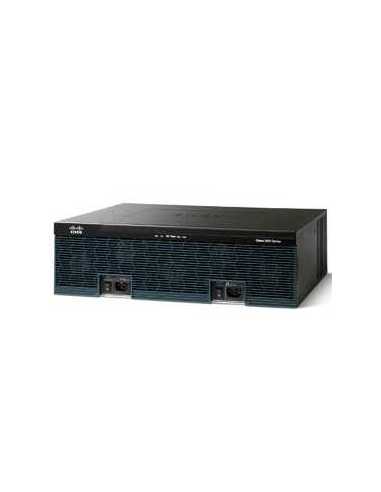 Cisco 3945E router Gigabit Ethernet Negro
