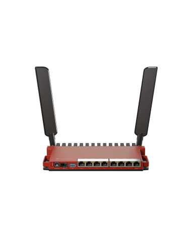 Mikrotik L009UiGS-2HaxD-IN router inalámbrico Gigabit Ethernet Banda única (2,4 GHz) Rojo