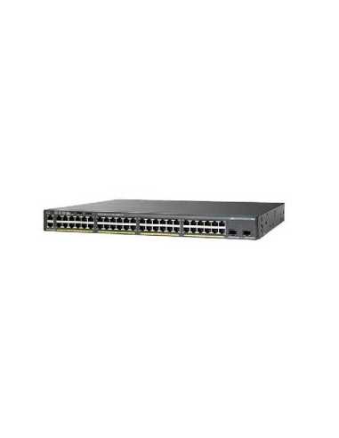 Cisco Catalyst WS-C2960XR-48LPS-I switch Gestionado L2 Gigabit Ethernet (10 100 1000) Energía sobre Ethernet (PoE) Negro