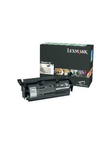Lexmark T654 Extra High Yield Return Program Print Cartridge cartucho de tóner Original Negro