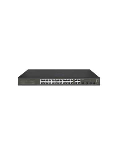 LevelOne GES-2128 switch Gestionado L2 Gigabit Ethernet (10 100 1000) Negro