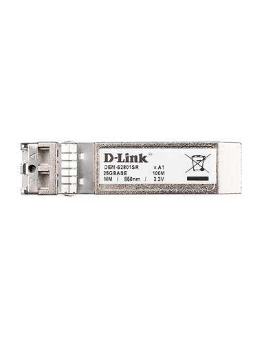 D-Link DEM-S2801SR red modulo transceptor Fibra óptica 25000 Mbit s SFP28 850 nm