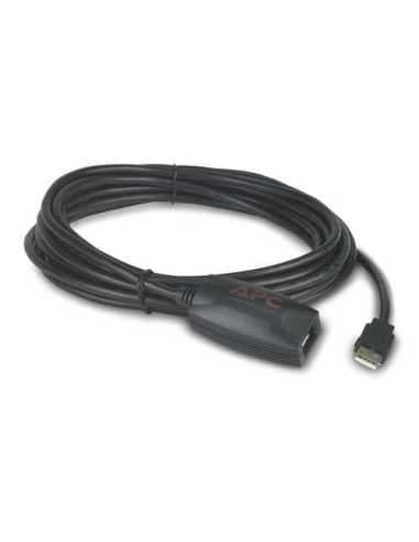 APC NetBotz USB Latching Repeater Cable, LSZH - 5m cable USB 5,00 m USB A Negro