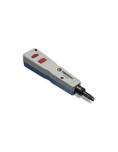 Trendnet TC-PDT Punch Down Tool with 110 and Krone Blade analizador de red Azul, Blanco