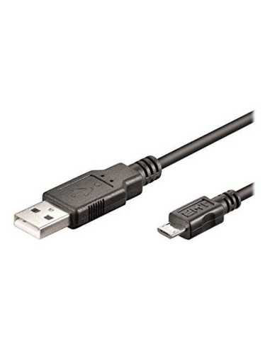Ewent EC1018 cable USB 0,5 m USB 2.0 Micro-USB A USB A Negro
