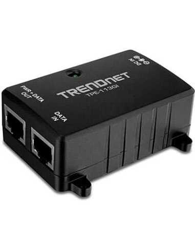 Trendnet TPE-113GI adaptador e inyector de PoE Gigabit Ethernet 48 V