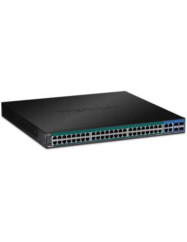 Trendnet TPE-5048WS switch Gestionado Gigabit Ethernet (10 100 1000) Energía sobre Ethernet (PoE) 1U Negro