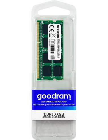 Goodram GR1333S364L9S 4G módulo de memoria 4 GB 1 x 4 GB DDR3 1333 MHz