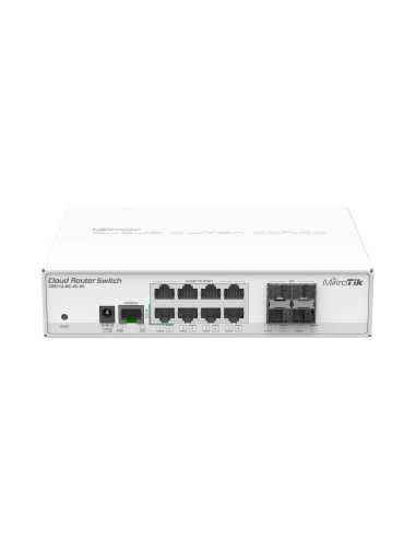 Mikrotik CRS112-8G-4S-IN switch Gestionado L3 Gigabit Ethernet (10 100 1000) Energía sobre Ethernet (PoE) Blanco