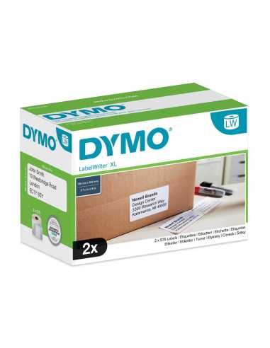 DYMO LW - Etiquetas para tarjetas de identifi cación envíos - 102 x 59 mm - S0947420