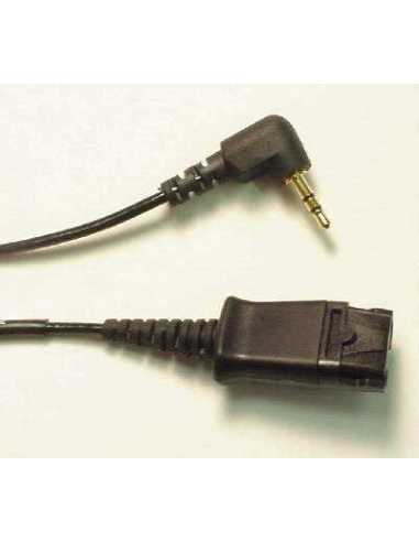 POLY 70765-01 cable de audio 3 m 2,5mm Negro