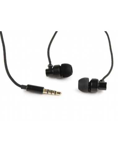 Gembird MHS-EP-CDG-B auricular y casco Auriculares Alámbrico Dentro de oído Llamadas Música Negro