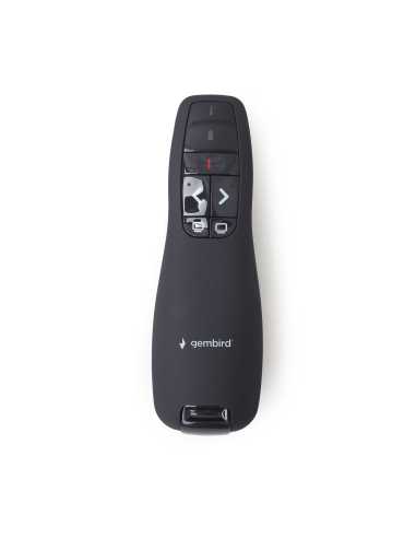 Gembird *Wireless presenter with laser pointer indicador 660 nm 10 m Negro
