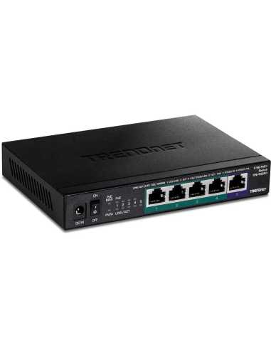 Trendnet TPE-TG350 switch No administrado 2.5G Ethernet (100 1000 2500) Energía sobre Ethernet (PoE) Negro
