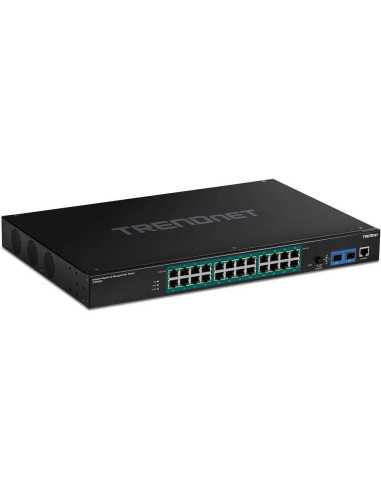 Trendnet TI-RP262i Gestionado L2 Gigabit Ethernet (10 100 1000) Energía sobre Ethernet (PoE) 1U Negro