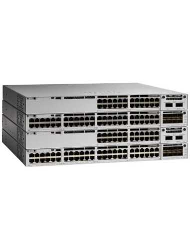 Cisco Catalyst C9300L-24UXG-2Q-E switch Gestionado L2 L3 10G Ethernet (100 1000 10000) Energía sobre Ethernet (PoE) 1U Gris