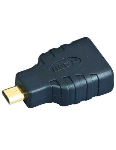 Gembird HDMI(F)-microHDMI(M) Negro