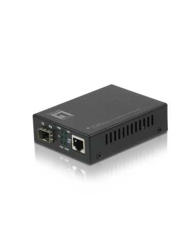 LevelOne GVT-2000 convertidor de medio 1000 Mbit s Multimodo Negro
