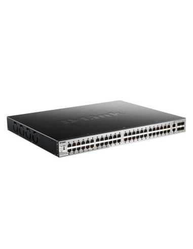 D-Link DGS-3130-54PS Gestionado L3 Gigabit Ethernet (10 100 1000) Energía sobre Ethernet (PoE) Negro, Gris