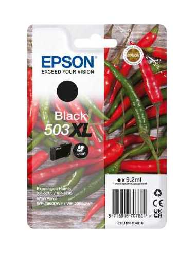 Epson 503XL cartucho de tinta 1 pieza(s) Original Alto rendimiento (XL) Negro