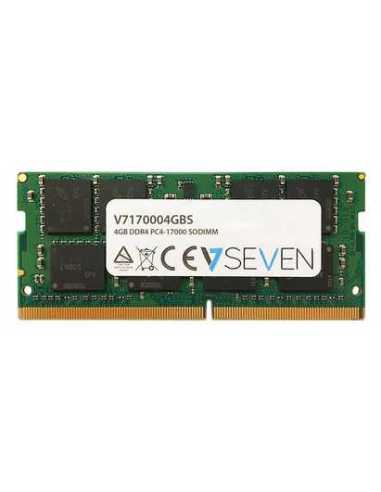 V7 4GB DDR4 PC4-17000 - 2133Mhz SO DIMM Notebook módulo de memoria - V7170004GBS