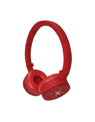 Approx appHSBT02x Auriculares Inalámbrico Diadema Llamadas Música MicroUSB Bluetooth Rojo