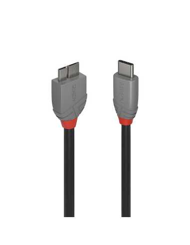 Lindy 36621 cable USB 1 m USB 3.2 Gen 1 (3.1 Gen 1) USB C Micro-USB B Negro