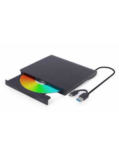 Gembird DVD-USB-03 unidad de disco óptico DVD±RW Negro
