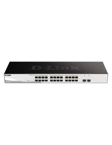 D-Link DGS-1210-26 switch Gestionado L2 Gigabit Ethernet (10 100 1000) 1U Negro, Gris