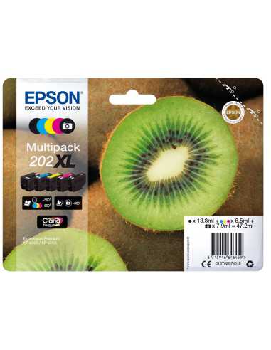 Epson Kiwi Multipack 5-colours 202XL Claria Premium Ink