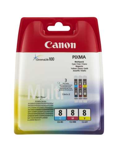 Canon 0621B029 cartucho de tinta 3 pieza(s) Original Cian, Magenta, Amarillo