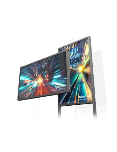 DynaScan DW551DR4 pantalla de señalización Tótem de doble cara 138,8 cm (54.6") LCD Wifi 3000 cd m² Full HD Negro Procesador