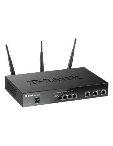 D-Link DSR-1000AC router inalámbrico Gigabit Ethernet Doble banda (2,4 GHz 5 GHz) Negro