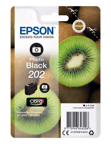 Epson Kiwi Singlepack Photo Black 202 Claria Premium Ink
