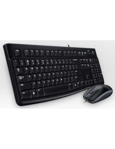 Logitech Desktop MK120 teclado Ratón incluido USB QWERTZ Húngaro Negro