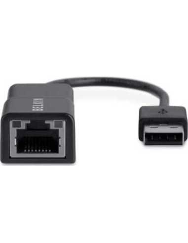 Belkin F4U047BT cambiador de género para cable RJ-45 USB 2.0 Type-A Negro